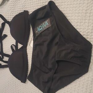 NWT AQ-WA 2 Piece Swimsuit Size L